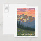 オリンピックペニンシュラWashingtonSpringの花 ポストカード (正面/裏面)