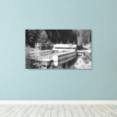 オリンピックホット春WAロッジビュー写真#1 キャンバスプリント (インサイチュ (ウッドフロア))