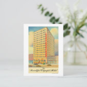 オリンピックホテルの外観 ポストカード (スタンド正面)