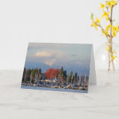 オリンピックマウンテンズ+スワンタウンマリーナフレームアール カード (黄色い花)