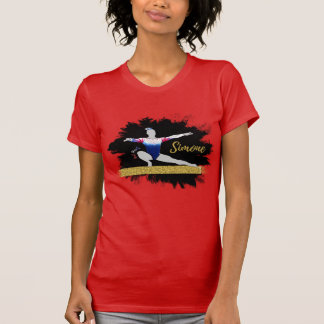 オリンピック体操シルエットアート Tシャツ