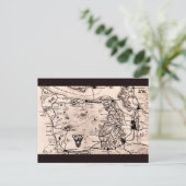 オリンピック半島マップ ポストカード (スタンド正面)