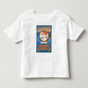 オリンピック半島、WashingtonHopフェリー トドラーTシャツ