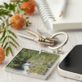 オリンピック国有林の滝 キーホルダー (正面右)