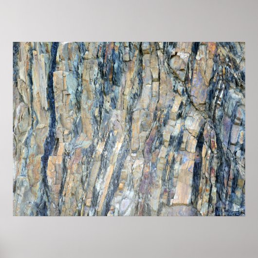 オリンピック国立公園の折り畳み岩 ポスター (正面)