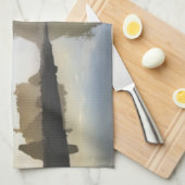 オリンピック国立公園ルビービーチの夕日 キッチンタオル (四つ折り)