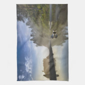 オリンピック国立公園ルビービーチの夕日 キッチンタオル (縦)