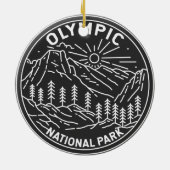 オリンピック国立公園ワシントンモノリン セラミックオーナメント (裏面)