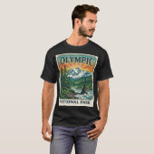 オリンピック国立公園ヴィンテージ Tシャツ (正面フル)