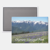 オリンピック国立公園山とメドウズ マグネット (正面/裏面)