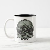 オリンピック国立公園山道 ツートーンマグカップ (左)