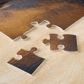 オリンピック国立公園第二ビーチに沈む夕日 ジグソーパズル (側面)