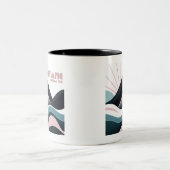 オリンピック国立公園色付きヒルズ ツートーンマグカップ (中央)