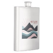 オリンピック国立公園色付きヒルズ フラスク (右)