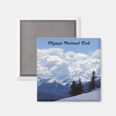 オリンピック国立公園角磁石 マグネット (正面/裏面)