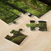 オリンピック国立公園雨林の写真 ジグソーパズル (側面)