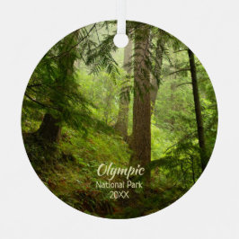 オリンピック国立公園雨林の写真 メタルオーナメント