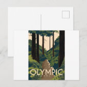 オリンピック国立公園 ポストカード (正面/裏面)