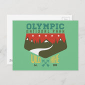 オリンピック国立公園 ポストカード (正面/裏面)