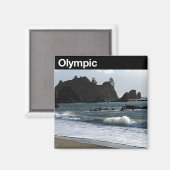 オリンピック国立公園 マグネット (正面/裏面)