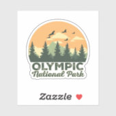 オリンピック国立公園 ワシントンギフト シール (シート)