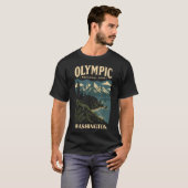 オリンピック国立公園 ワシントン州 Tシャツ (正面フル)