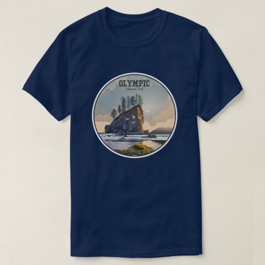 オリンピック国立公園 Tシャツ (デザイン正面)