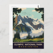 オリンピック国立公園WA旅行 ポストカード (正面/裏面)
