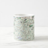 オリンピック地図のマグ コーヒーマグカップ (中央)