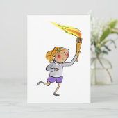 オリンピック聖火 招待状 (スタンド正面)