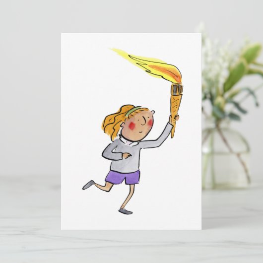 オリンピック聖火 招待状 (スタンド正面)