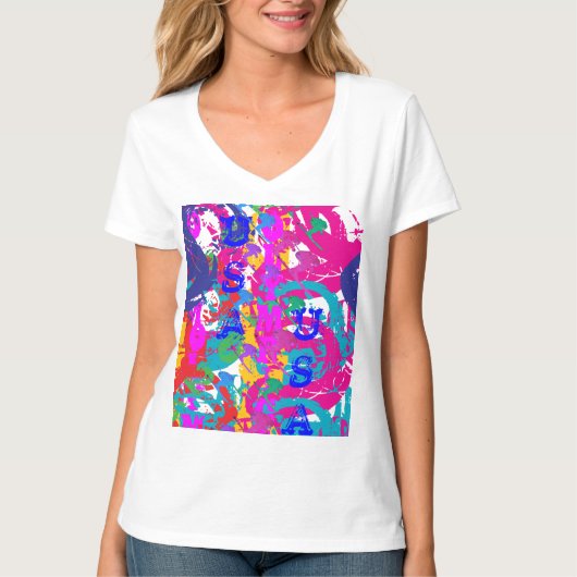 オリンピック スキー Tシャツ (正面)