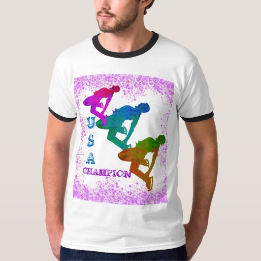 オリンピック スケート Tシャツ (正面)