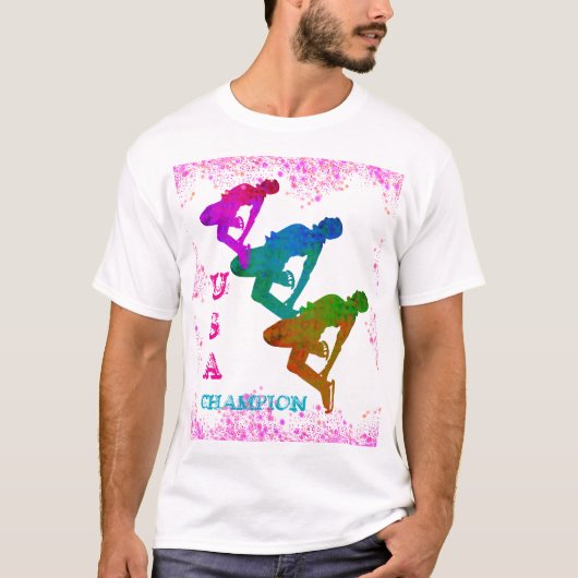 オリンピック スケート Tシャツ (正面)