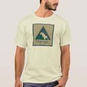 オリンピック・ナショナルパークの古風なデザイン Tシャツ (正面)