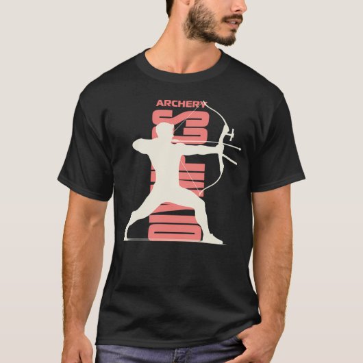 オリンピック – 夏季ゲーム – アーチェリー – 2 Tシャツ (正面)