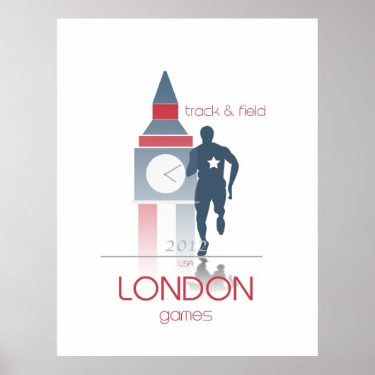 オリンピック：陸上競技 ポスター (正面)