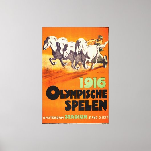 オリンピッシュスペレン1916 キャンバスプリント (正面)