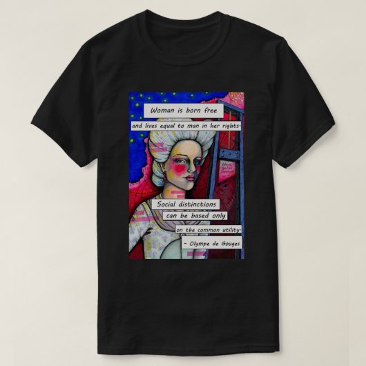 オリンペドゥゴージェスアートプリント Tシャツ (デザイン正面)