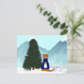 オリヴァは自分のクリスマスツリーを見つける ポストカード (スタンド正面)