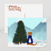 オリヴァは自分のクリスマスツリーを見つける ポストカード (正面/裏面)