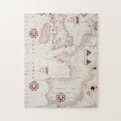 オリヴァ海のポ地中海のートラン地図 ジグソーパズル (縦)