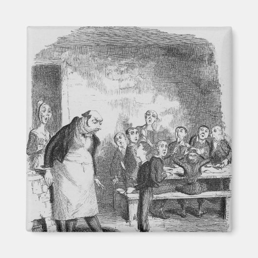 オリヴァ頼ーは更に欲しい マグネット (正面)