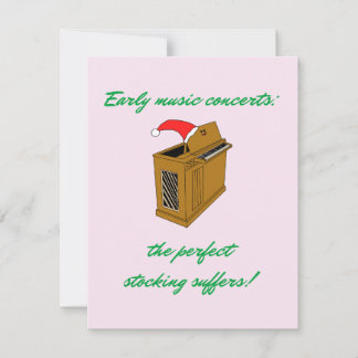 オリヴィアオルガンクリスマスストッキング シーズンカード