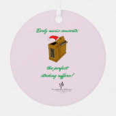 オリヴィアオルガンクリスマスストッキング メタルオーナメント (正面)