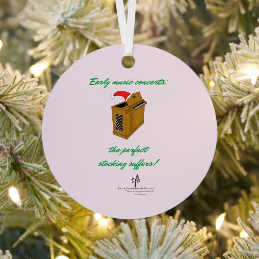 オリヴィアオルガンクリスマスストッキング メタルオーナメント (インサイチュ)