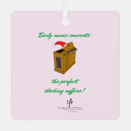 オリヴィアオルガンクリスマスストッキングSq. メタルオーナメント