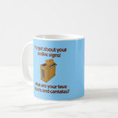 オリヴィアオルガンライトスカイ コーヒーマグカップ (正面左)