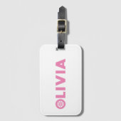 オリヴィアガソリン頭部 ラゲッジタグ (正面縦)