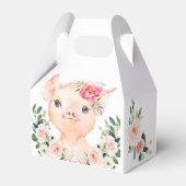 オリヴィアピグセリ – ピッグベビーシャワー フェイバーボックス (裏面サイド)